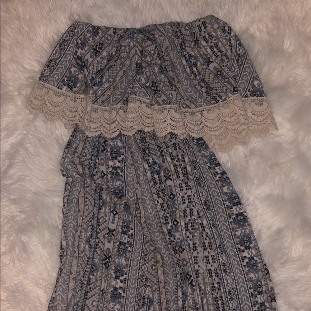 Printed maxi dress